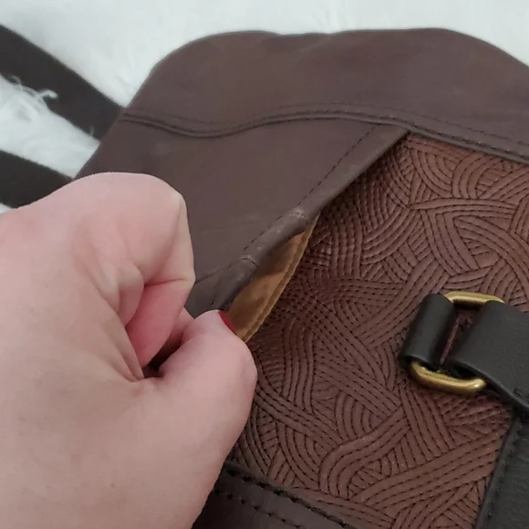 Brown The Sak Leather Crossbody - Picture 5 of 11